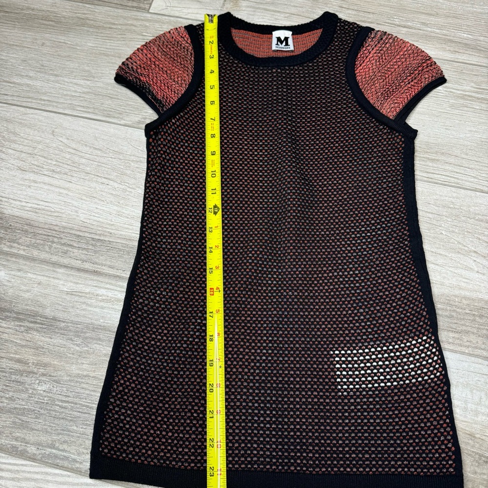 MISSONI Sheer Knit Shirt size 2 - Picture 5 of 7
